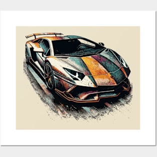 Lamborghini aventador Posters and Art